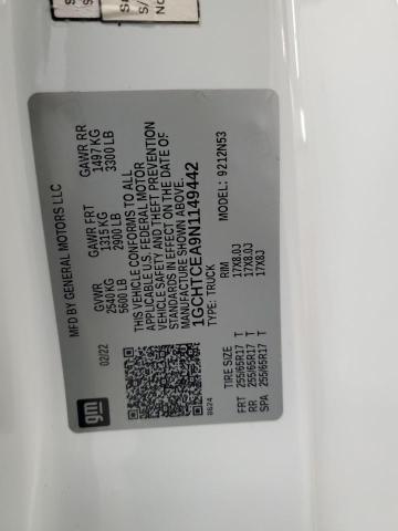 2022 CHEVROLET COLORADO L 1GCHTCEA9N1149442