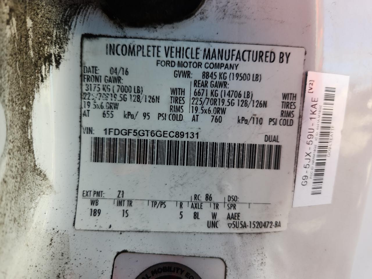 FORD F-550 SUPER DUTY