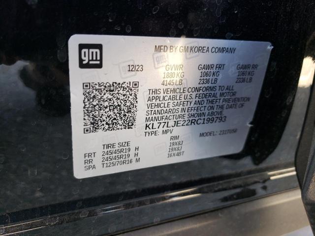 2024 CHEVROLET TRAX 2RS KL77LJE22RC199793