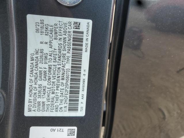 2023 HONDA CIVIC LX - 2HGFE2F25PH560703