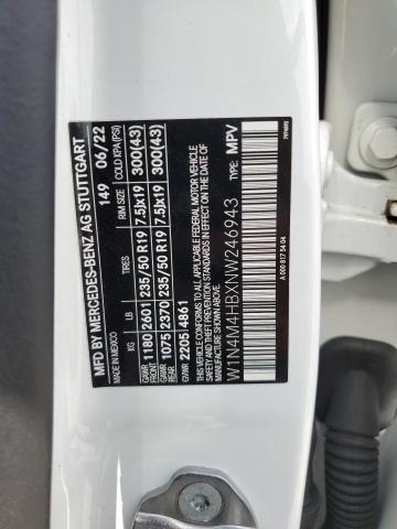 2022 MERCEDES-BENZ GLB 250 4M W1N4M4HBXNW246943