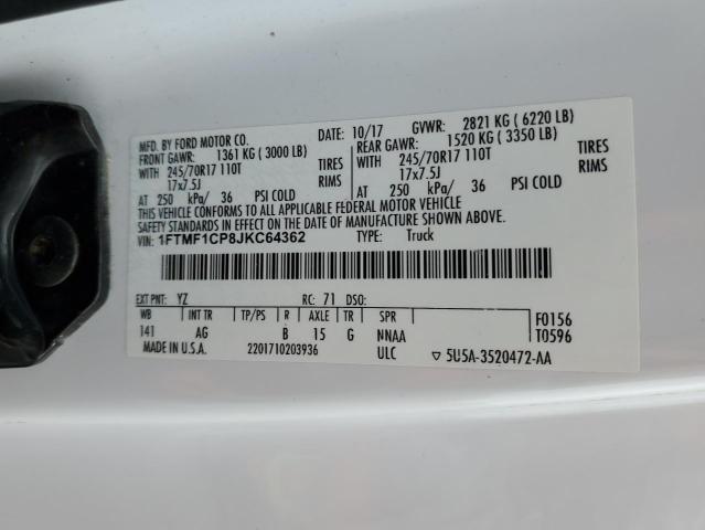 2018 FORD F150 - 1FTMF1CP8JKC64362
