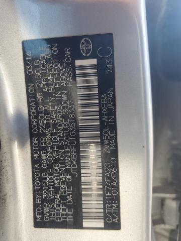 2016 TOYOTA PRIUS - JTDKBRFU1G3518337