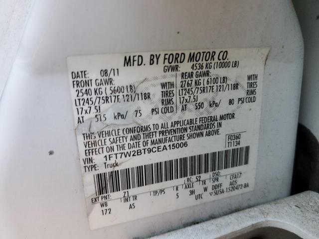 2012 FORD F250 SUPER - 1FT7W2BT9CEA15006