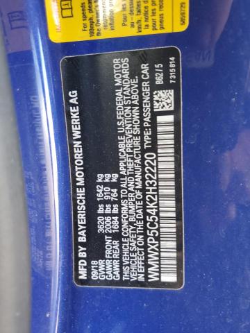 2019 MINI COOPER WMWXP5C54K2H32220
