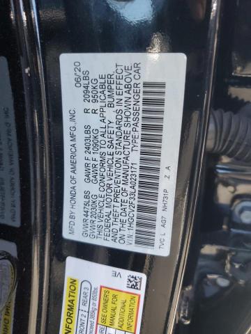 2020 HONDA ACCORD SPORT 1HGCV2F33LA023171