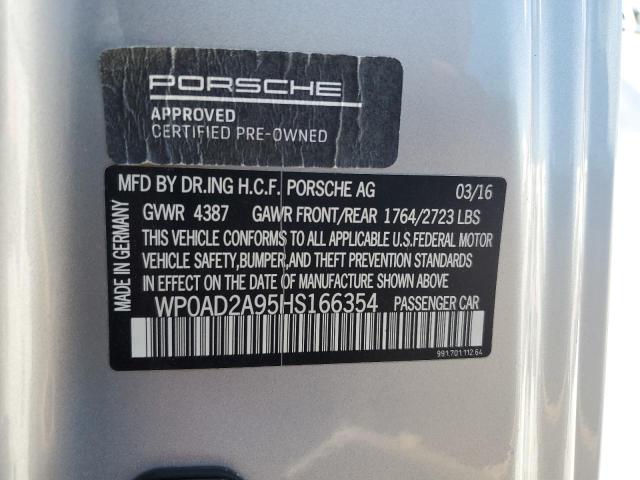 2017 PORSCHE 911 TURBO WP0AD2A95HS166354