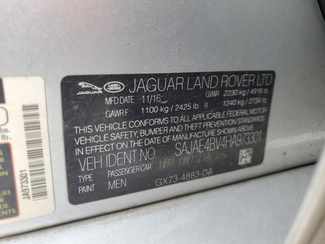 2017 JAGUAR XE PRESTIG SAJAE4BV4HA973301