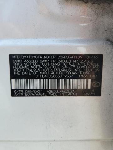 2016 LEXUS IS 200T JTHBA1D28G5019589