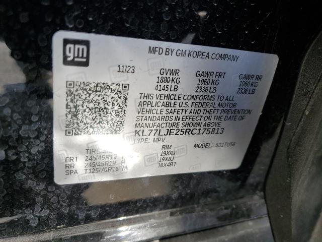 2024 CHEVROLET TRAX 2RS KL77LJE25RC175813
