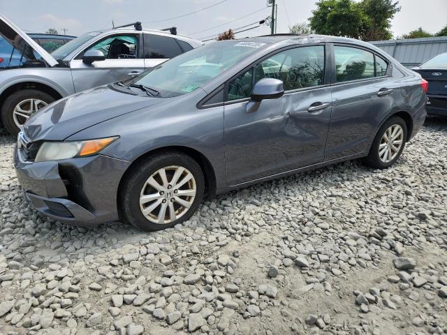 HONDA CIVIC EX 2012 gray  Gasoline 19XFB2F86CE385282 photo #1