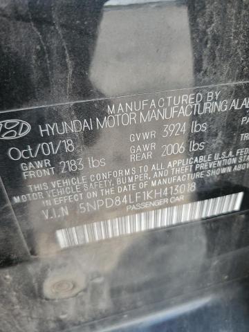 2019 HYUNDAI ELANTRA SE 5NPD84LF1KH413018