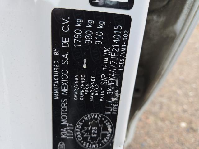 2018 KIA FORTE LX 3KPFK4A77JE214015