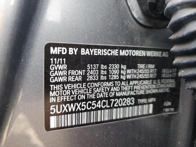2012 BMW X3 XDRIVE2 #3224695150