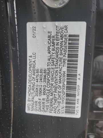 2022 HONDA ACCORD TOURING 1HGCV2F93NA003994