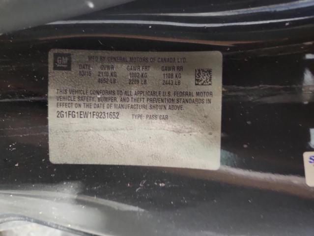 2015 CHEVROLET CAMARO SS 2G1FG1EW1F9231652