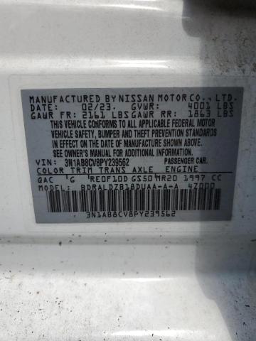 2023 NISSAN SENTRA SV - 3N1AB8CV8PY239562
