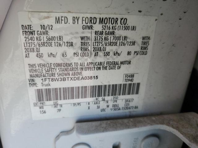2013 FORD F350 SUPER - 1FT8W3BTXDEA03815