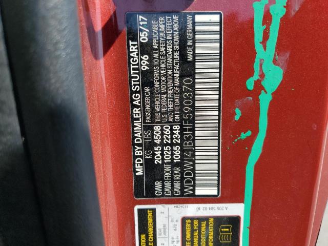 2017 MERCEDES-BENZ C 300 WDDWJ4JB3HF590370