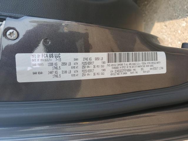 2015 DODGE GRAND CARA 2C4RDGEG7FR748804