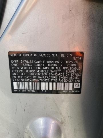 2015 HONDA FIT EX 3HGGK5H8XFM763828