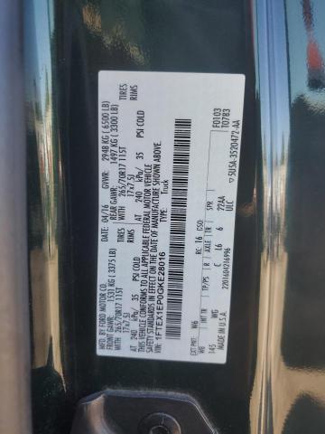 2016 FORD F150 SUPER 1FTEX1EP0GKE28016