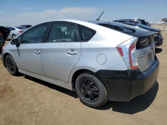 TOYOTA PRIUS 2013 silver  hybrid engine JTDKN3DU5D5627021 photo #3