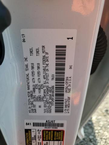 2019 TOYOTA TUNDRA DOUBLE CAB SR 5TFUM5F10KX083006