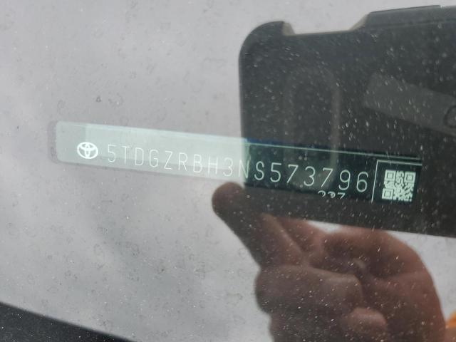 2022 TOYOTA HIGHLANDER 5TDGZRBH3NS573796