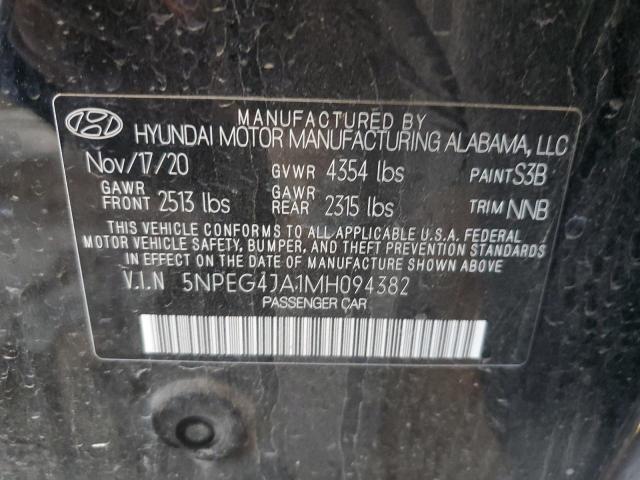 2021 HYUNDAI SONATA SE 5NPEG4JA1MH094382