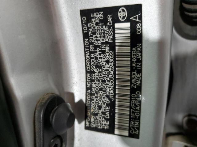 2010 TOYOTA PRIUS - JTDKN3DU3A0243022
