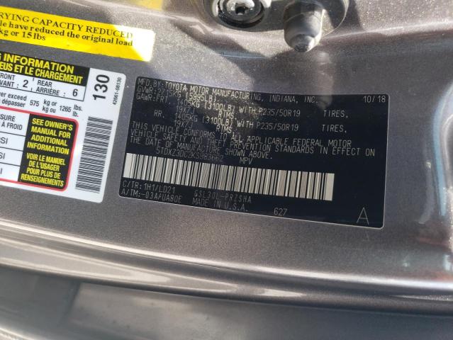 2019 TOYOTA SIENNA SE 5TDXZ3DC2KS983662