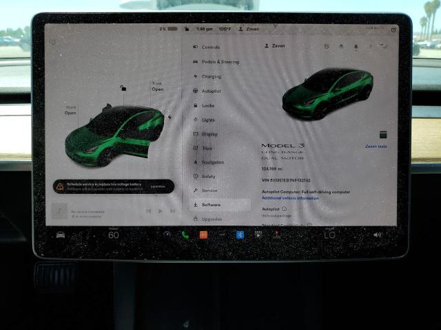2022 TESLA MODEL 3 5YJ3E1EB7NF132132