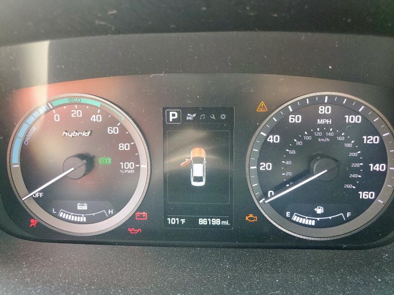 2016 HYUNDAI SONATA HYBRID KMHE24L13GA040536