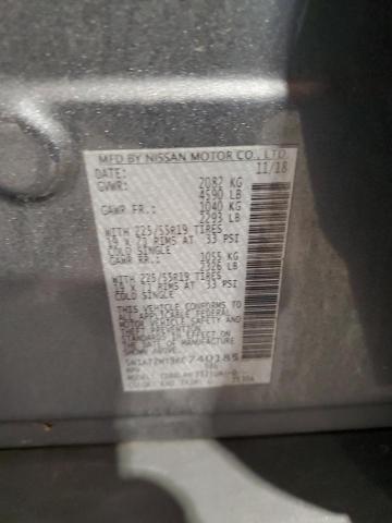 2019 NISSAN ROGUE S 5N1AT2MT9KC740185