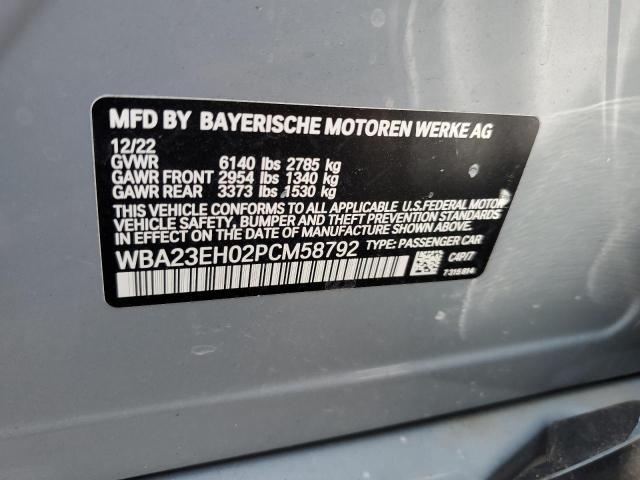 2023 BMW 740 I WBA23EH02PCM58792
