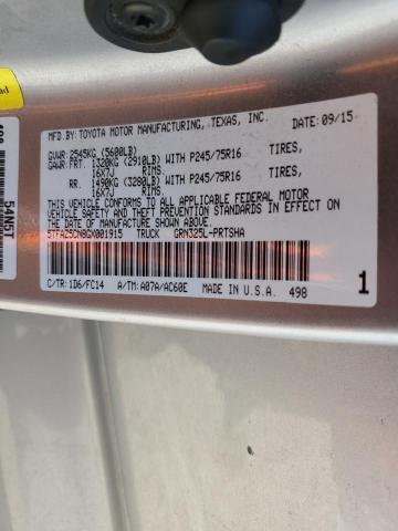 2016 TOYOTA TACOMA DOU 5TFAZ5CN8GX001915