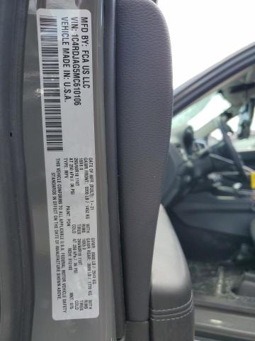 2021 DODGE DURANGO SX 1C4RDJAG5MC610106