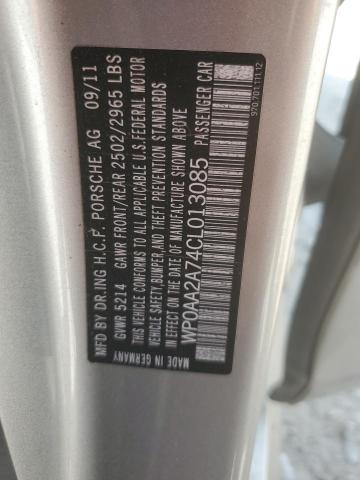 2012 PORSCHE PANAMERA 2 - WP0AA2A74CL013085