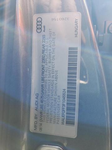 2015 AUDI A3 PREMIUM PLUS WAUEFGFF3F1045524
