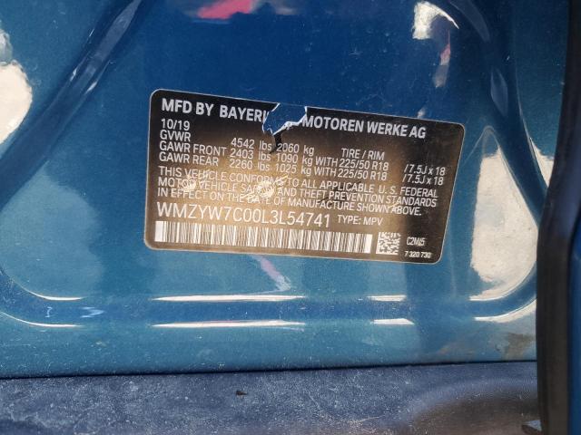 2020 MINI COOPER S C WMZYW7C00L3L54741