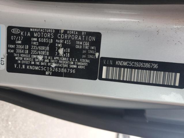 2018 KIA SEDONA EX KNDMC5C19J6386796