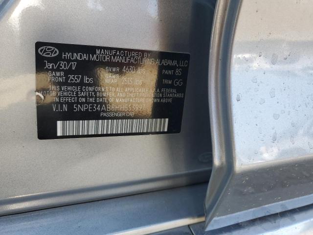 2017 HYUNDAI SONATA SPO - 5NPE34AB8HH553997