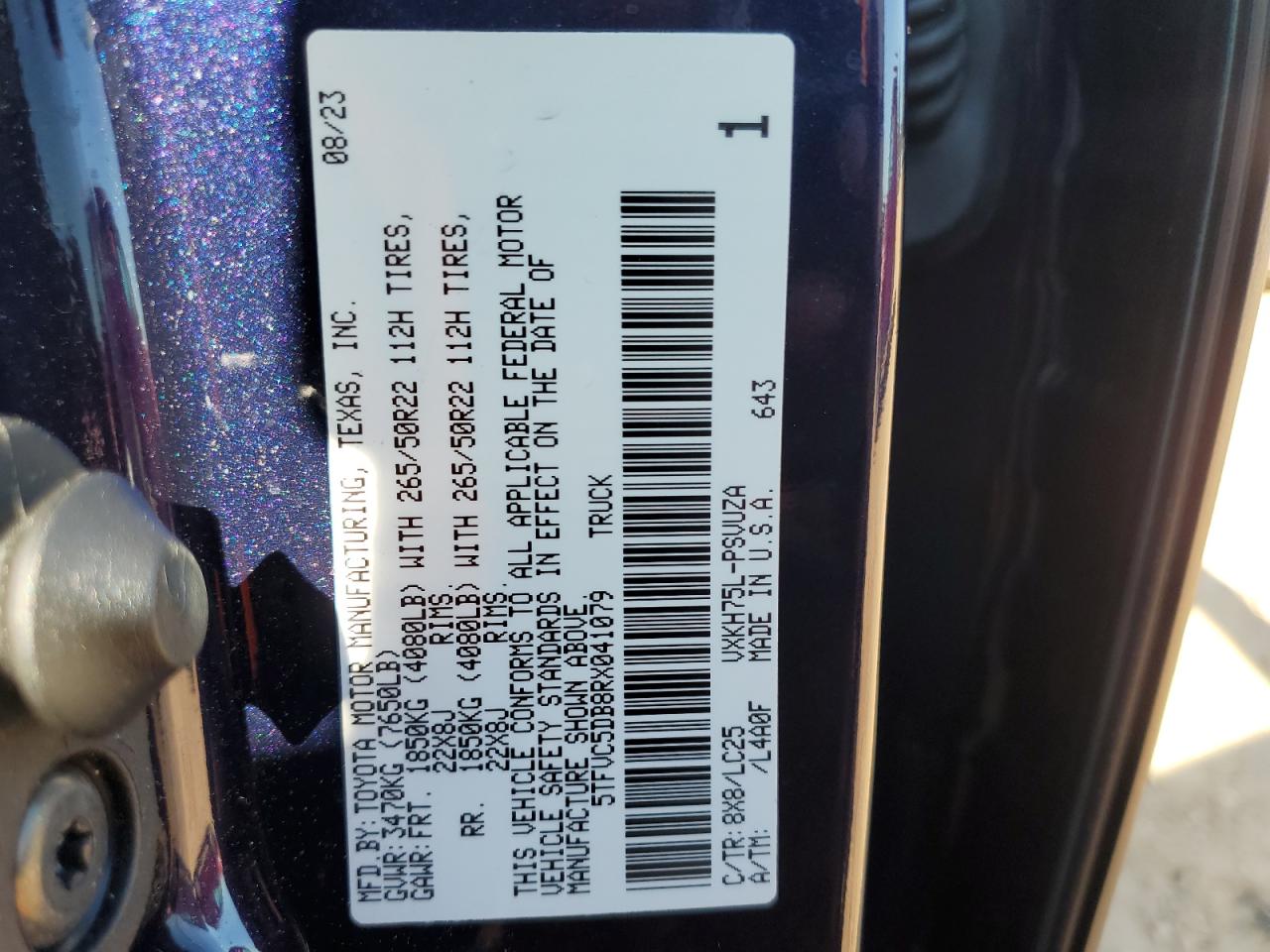 TOYOTA TUNDRA CREWMAX CAPSTONE