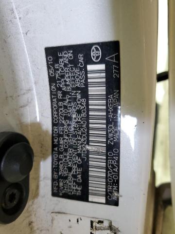 2010 TOYOTA PRIUS - JTDKN3DU2A0180348