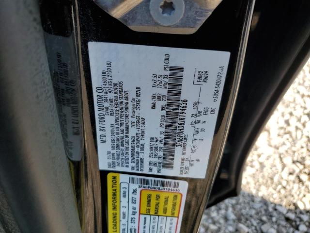 2018 FORD FUSION SE 3FA6P0HD8JR194636