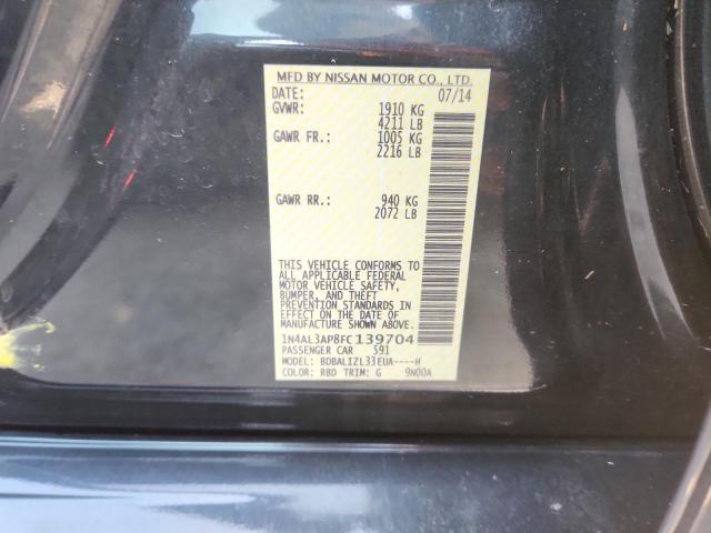 2015 NISSAN ALTIMA 2.5 - 1N4AL3AP8FC139704
