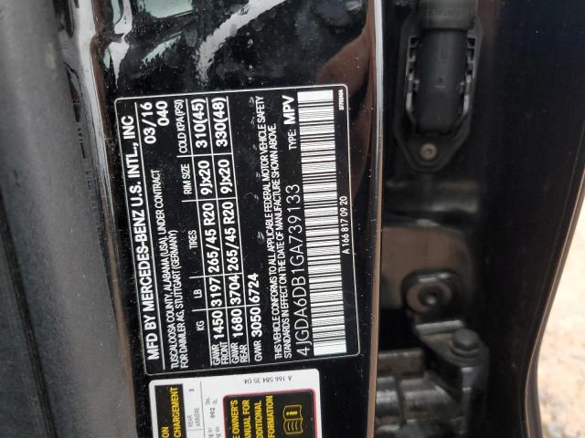 2016 MERCEDES-BENZ GLE 550E 4 4JGDA6DB1GA739133