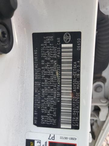 2013 TOYOTA CAMRY L - 4T1BF1FK4DU232357