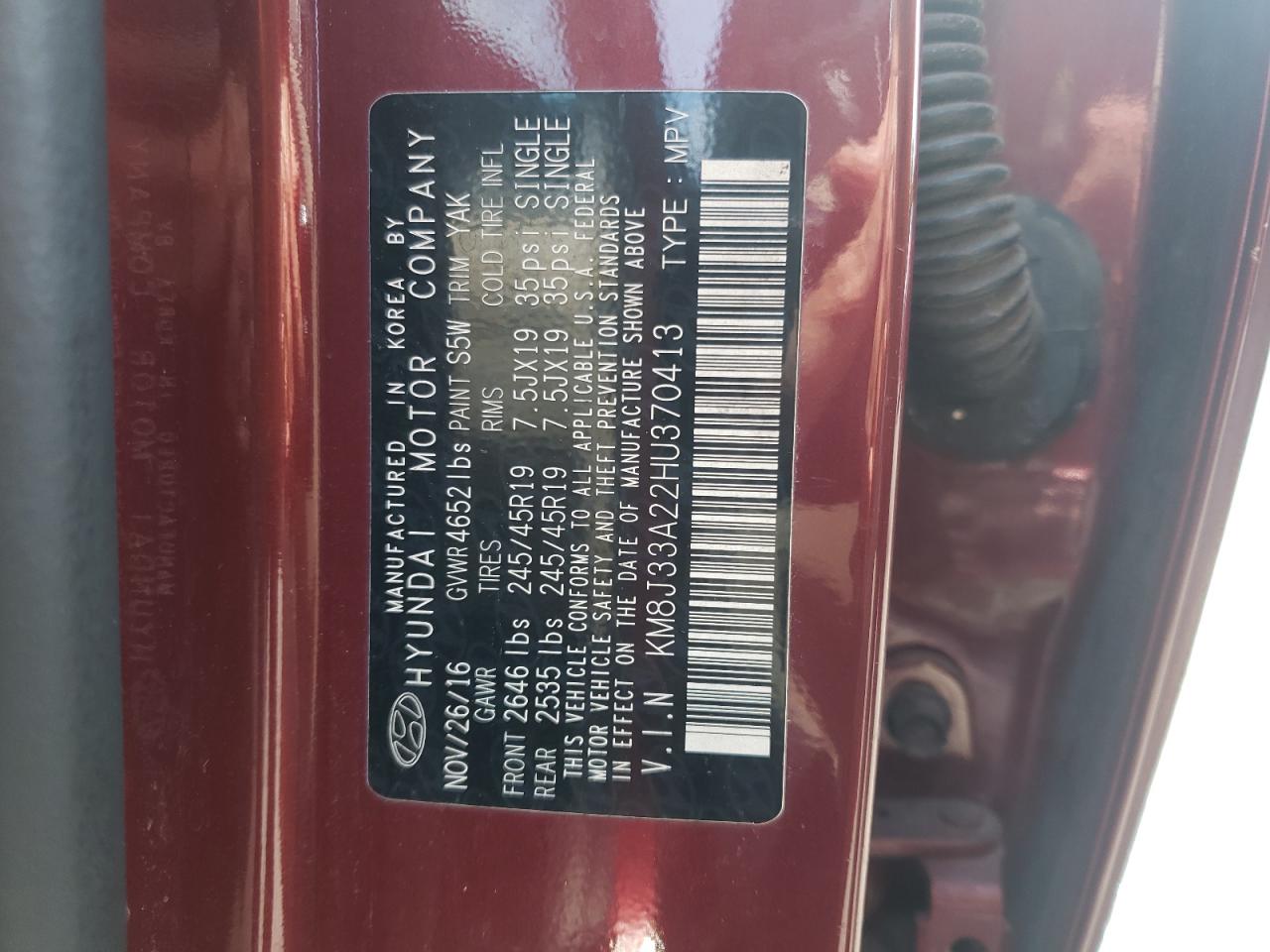 HYUNDAI TUCSON LIMITED